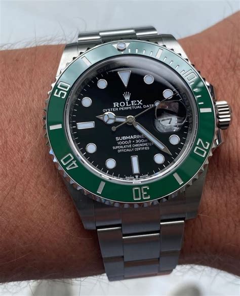 rolex green and black submariner